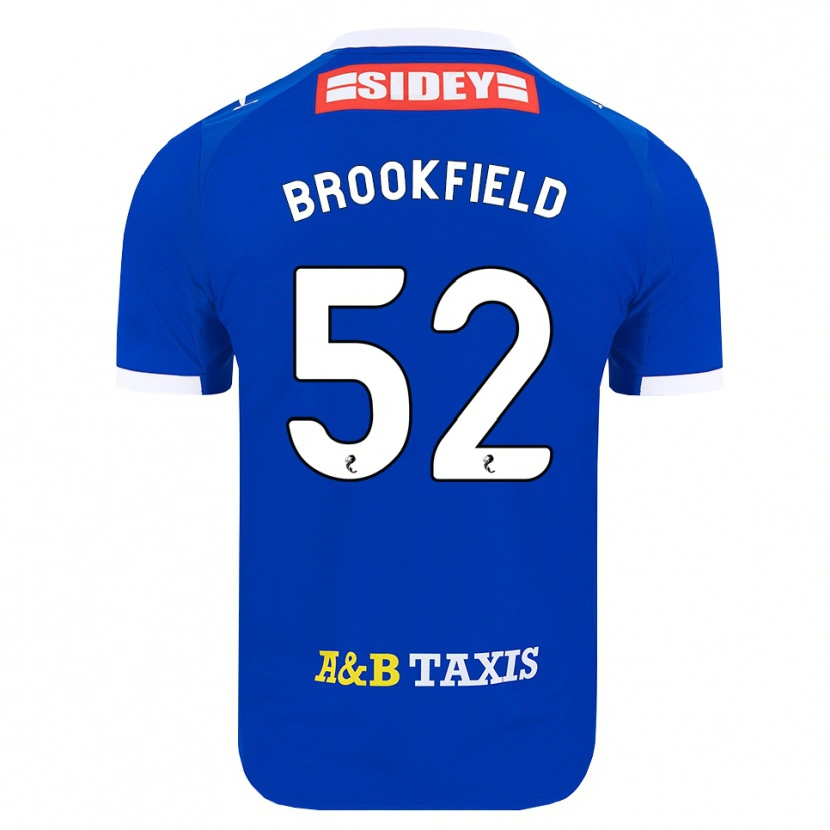 Danxen Kvinder Arran Brookfield #52 Blå Rød Gul Hjemmebane Spillertrøjer 2026/27 Trøje T-Shirt