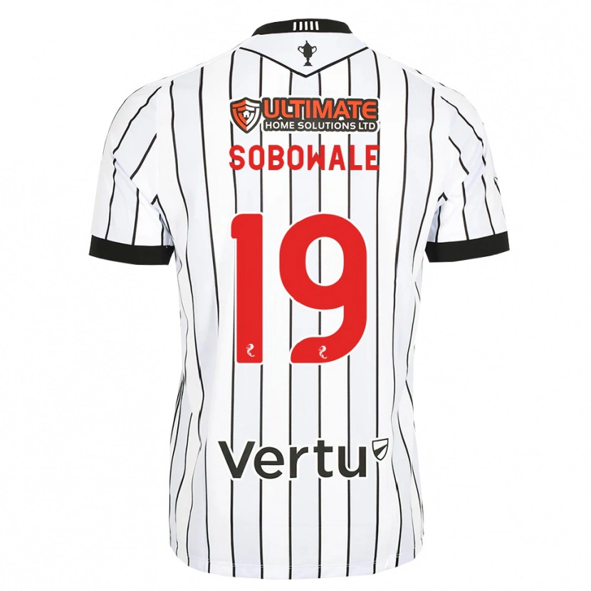 Danxen Kvinder Tunmise Sobowale #19 Hvid Sort Rød Hjemmebane Spillertrøjer 2026/27 Trøje T-Shirt