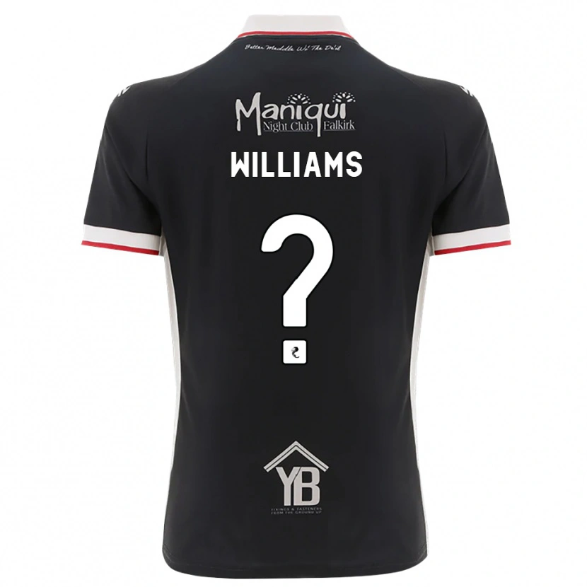 Danxen Kvinder Cerys Williams #0 Sort Hvid Rød Hjemmebane Spillertrøjer 2026/27 Trøje T-Shirt