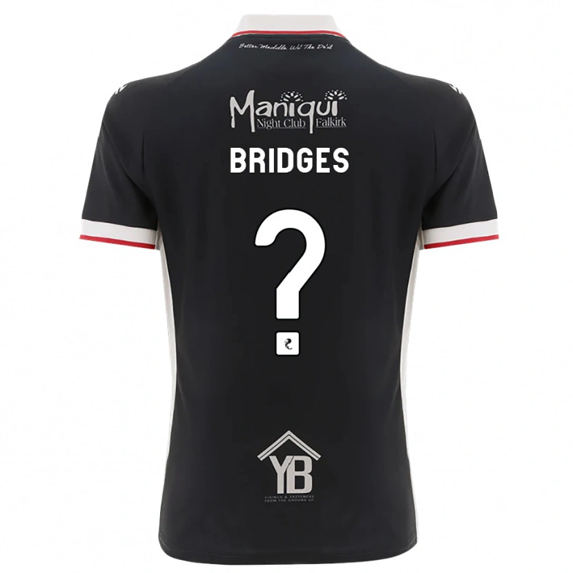 Danxen Kvinder Iona Bridges #0 Sort Hvid Rød Hjemmebane Spillertrøjer 2026/27 Trøje T-Shirt