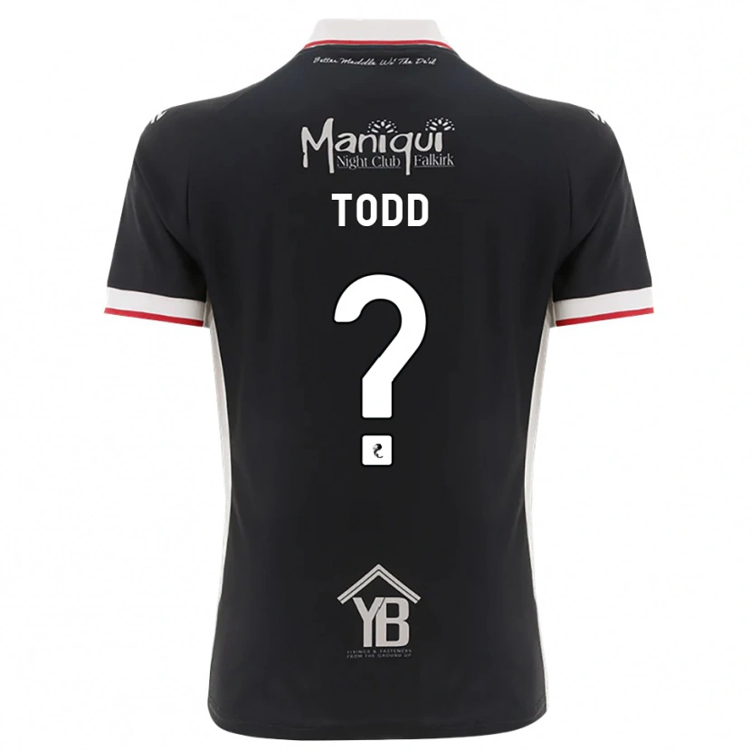 Danxen Kvinder Shannon Todd #0 Sort Hvid Rød Hjemmebane Spillertrøjer 2026/27 Trøje T-Shirt