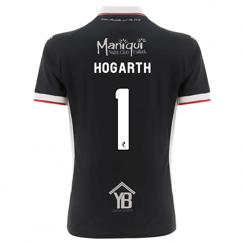 Danxen Kvinder Nicky Hogarth #1 Sort Hvid Rød Hjemmebane Spillertrøjer 2026/27 Trøje T-Shirt