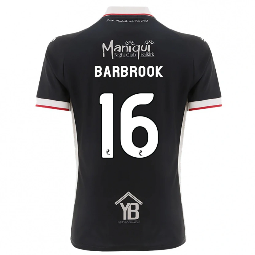 Danxen Kvinder Finley Barbrook #16 Sort Hvid Rød Hjemmebane Spillertrøjer 2026/27 Trøje T-Shirt