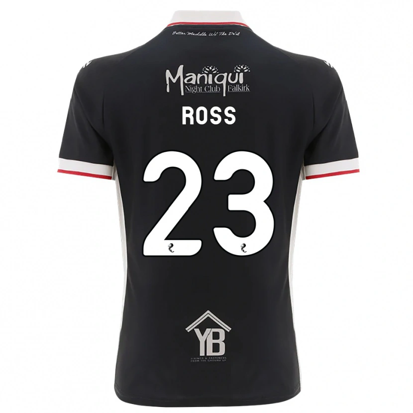 Danxen Kvinder Ethan Ross #23 Sort Hvid Rød Hjemmebane Spillertrøjer 2026/27 Trøje T-Shirt