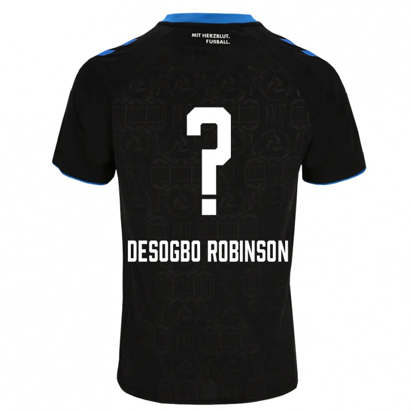 Danxen Kvinder Jermaine Desogbo Robinson #0 Sort Hvid Rød Hjemmebane Spillertrøjer 2026/27 Trøje T-Shirt
