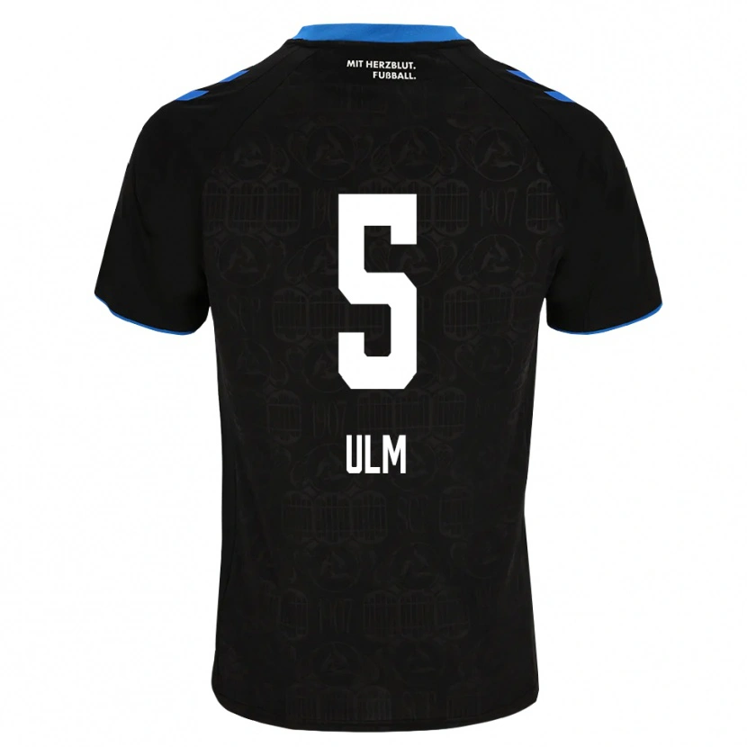 Danxen Kvinder Ethan Ulm #5 Sort Hvid Rød Hjemmebane Spillertrøjer 2026/27 Trøje T-Shirt