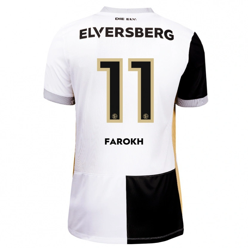 Danxen Kvinder Ahmad Farokh #11 Sort Hvid Brun Hjemmebane Spillertrøjer 2026/27 Trøje T-Shirt