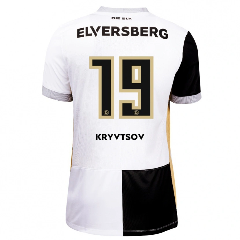 Danxen Kvinder Nikita Kryvtsov #19 Sort Hvid Brun Hjemmebane Spillertrøjer 2026/27 Trøje T-Shirt