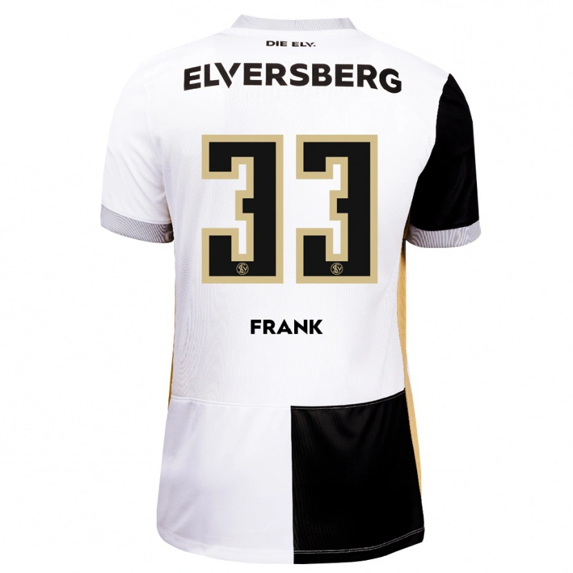 Danxen Kvinder Ronja Frank #33 Sort Hvid Brun Hjemmebane Spillertrøjer 2026/27 Trøje T-Shirt