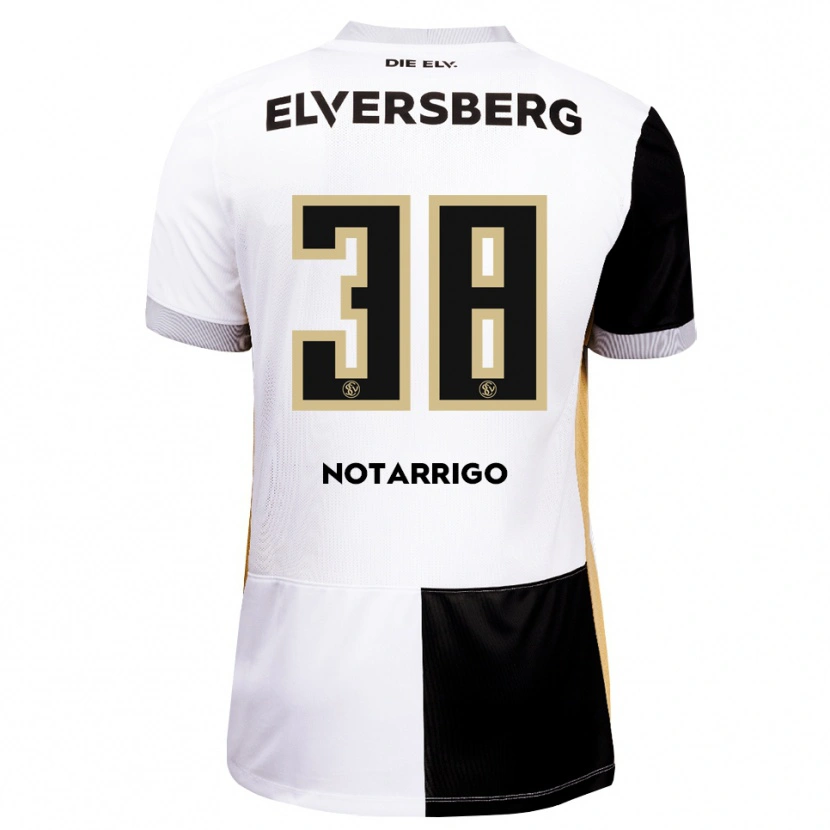 Danxen Kvinder Tyler Notarrigo #38 Sort Hvid Brun Hjemmebane Spillertrøjer 2026/27 Trøje T-Shirt