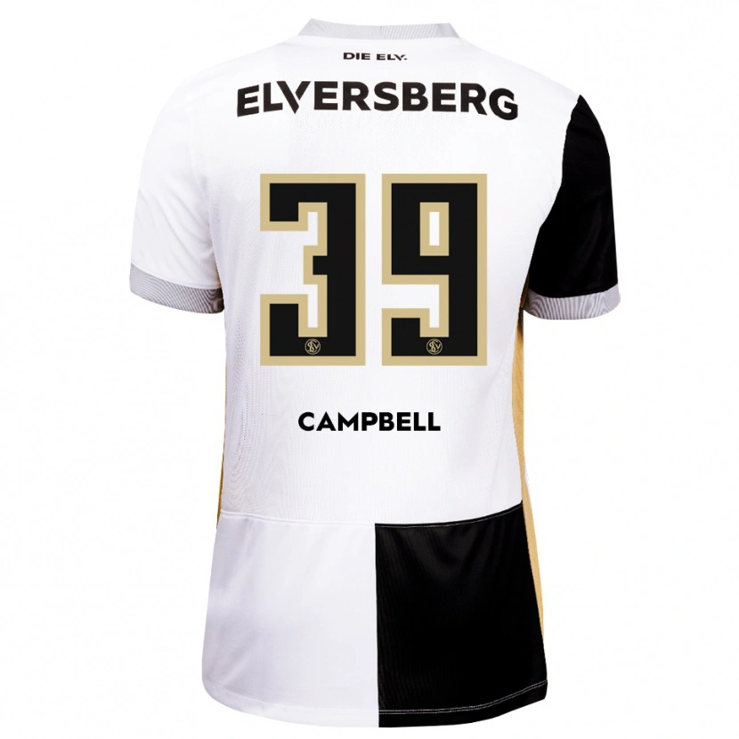 Danxen Kvinder Cole Campbell #39 Sort Hvid Brun Hjemmebane Spillertrøjer 2026/27 Trøje T-Shirt