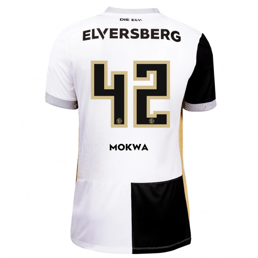 Danxen Kvinder David Mokwa #42 Sort Hvid Brun Hjemmebane Spillertrøjer 2026/27 Trøje T-Shirt