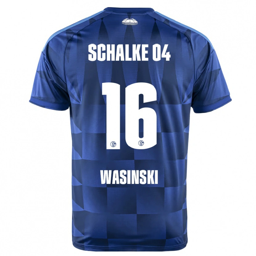 Danxen Kvinder Martin Wasinski #16 Mørkeblå Gul Hvid Hjemmebane Spillertrøjer 2026/27 Trøje T-Shirt