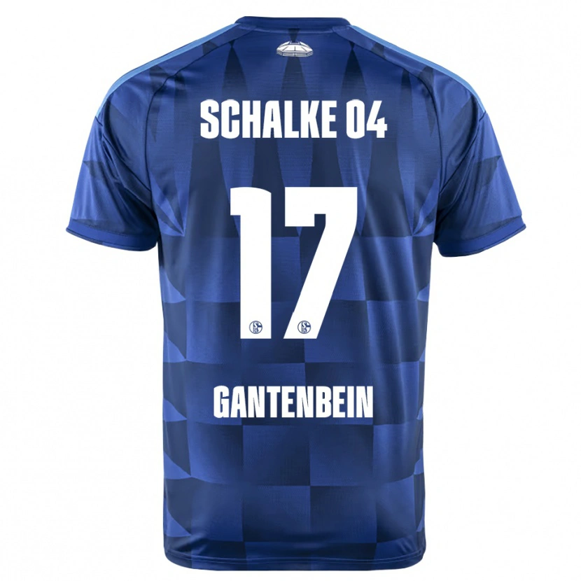 Danxen Kvinder Adrian Gantenbein #17 Mørkeblå Gul Hvid Hjemmebane Spillertrøjer 2026/27 Trøje T-Shirt