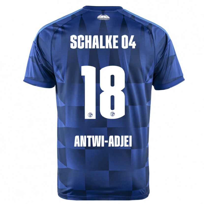 Danxen Kvinder Christopher Antwi-Adjei #18 Mørkeblå Gul Hvid Hjemmebane Spillertrøjer 2026/27 Trøje T-Shirt