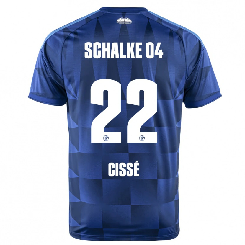 Danxen Kvinder Ibrahima Cissé #22 Mørkeblå Gul Hvid Hjemmebane Spillertrøjer 2026/27 Trøje T-Shirt