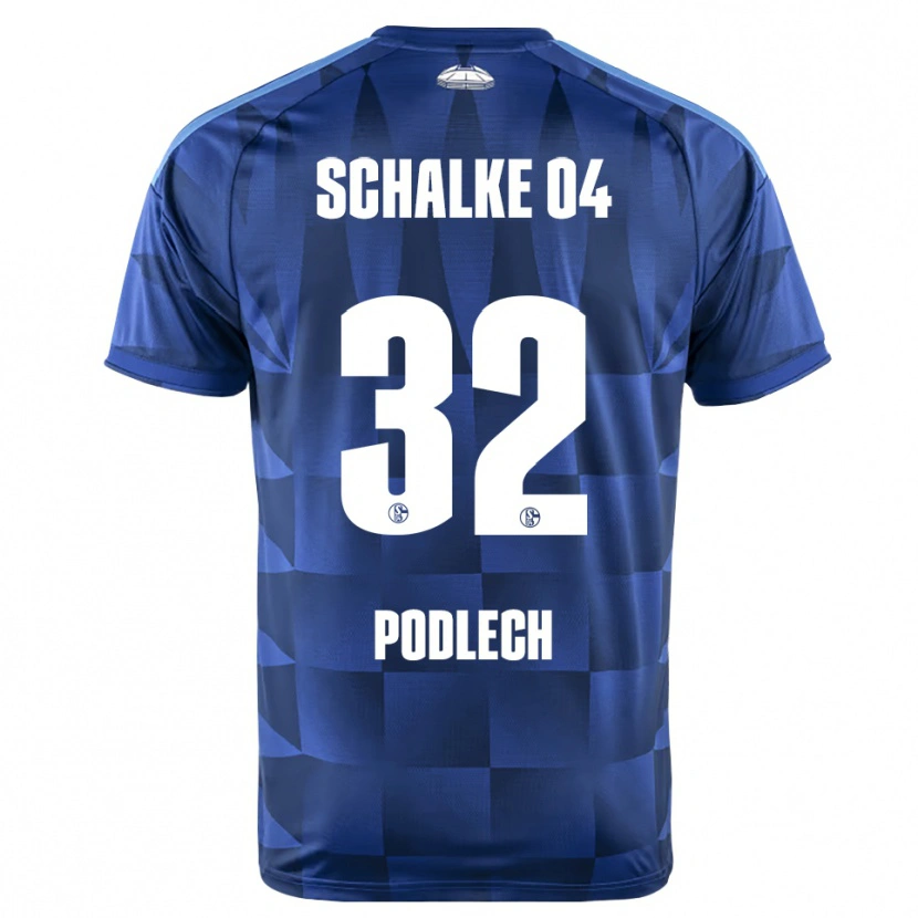 Danxen Kvinder Luca Podlech #32 Mørkeblå Gul Hvid Hjemmebane Spillertrøjer 2026/27 Trøje T-Shirt