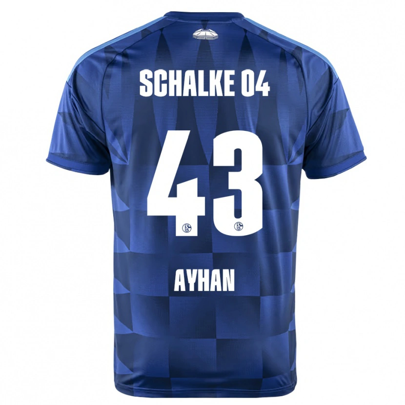 Danxen Kvinder Mertcan Ayhan #43 Mørkeblå Gul Hvid Hjemmebane Spillertrøjer 2026/27 Trøje T-Shirt