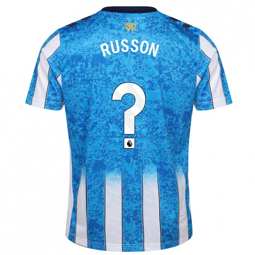 Danxen Kvinder Will Russon #0 Hvid Blå Orange Hjemmebane Spillertrøjer 2026/27 Trøje T-Shirt