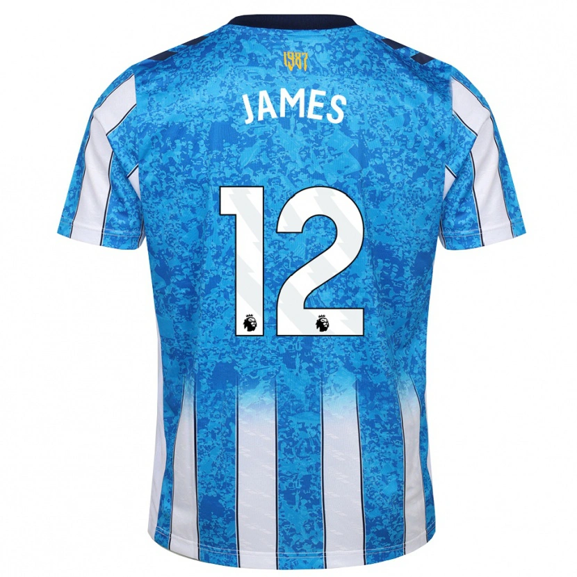 Danxen Kvinder Jack James #12 Hvid Blå Orange Hjemmebane Spillertrøjer 2026/27 Trøje T-Shirt