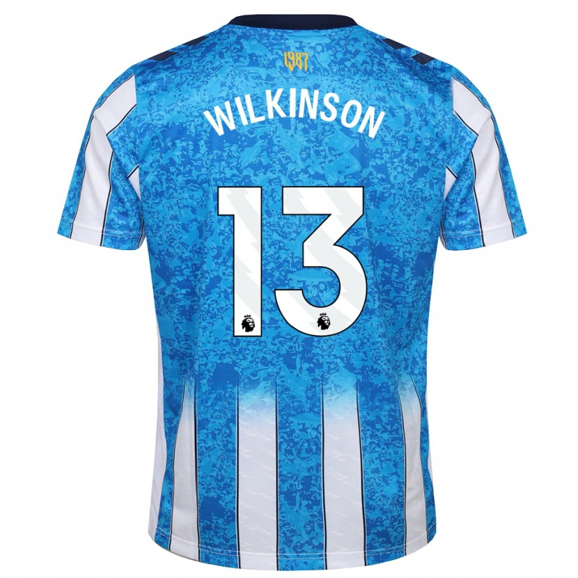 Danxen Kvinder Mitchell Wilkinson #13 Hvid Blå Orange Hjemmebane Spillertrøjer 2026/27 Trøje T-Shirt
