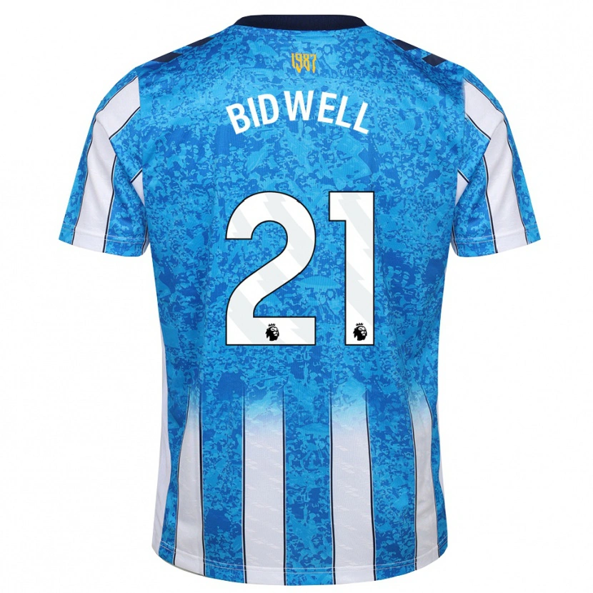 Danxen Kvinder Jake Bidwell #21 Hvid Blå Orange Hjemmebane Spillertrøjer 2026/27 Trøje T-Shirt
