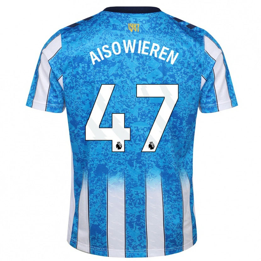 Danxen Kvinder Evan Eghosa Aisowieren #47 Hvid Blå Orange Hjemmebane Spillertrøjer 2026/27 Trøje T-Shirt