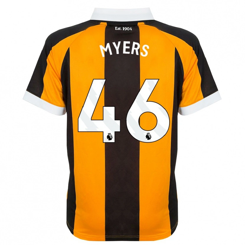 Danxen Kvinder Zane Myers #46 Orange Sort Hvid Hjemmebane Spillertrøjer 2026/27 Trøje T-Shirt