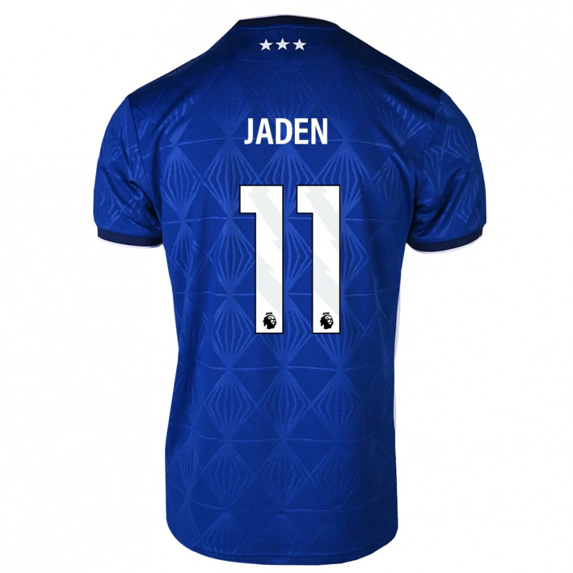 Danxen Kvinder Jaden Philogene #11 Mellemblå Hvid Rød Hjemmebane Spillertrøjer 2026/27 Trøje T-Shirt