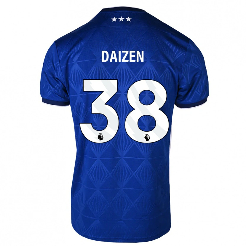 Danxen Kvinder Daizen Maeda #38 Mellemblå Hvid Rød Hjemmebane Spillertrøjer 2026/27 Trøje T-Shirt