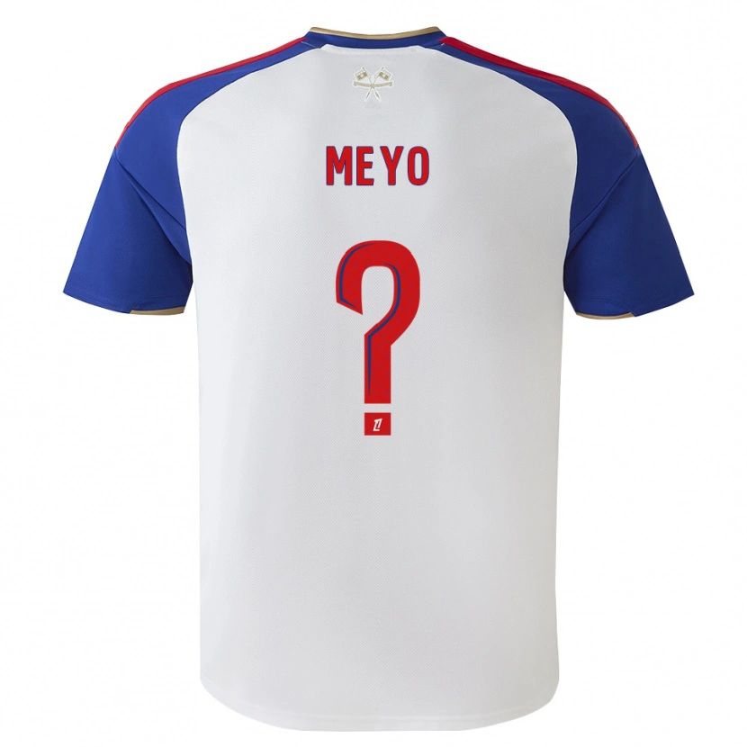 Danxen Kvinder Bryan Meyo #0 Kongeblå Rød Hvid Hjemmebane Spillertrøjer 2026/27 Trøje T-Shirt
