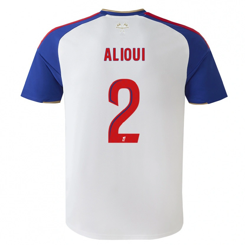 Danxen Kvinder Adam Alioui #2 Kongeblå Rød Hvid Hjemmebane Spillertrøjer 2026/27 Trøje T-Shirt