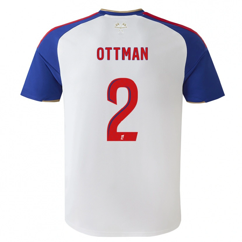 Danxen Kvinder Ottman Katırağ #2 Kongeblå Rød Hvid Hjemmebane Spillertrøjer 2026/27 Trøje T-Shirt
