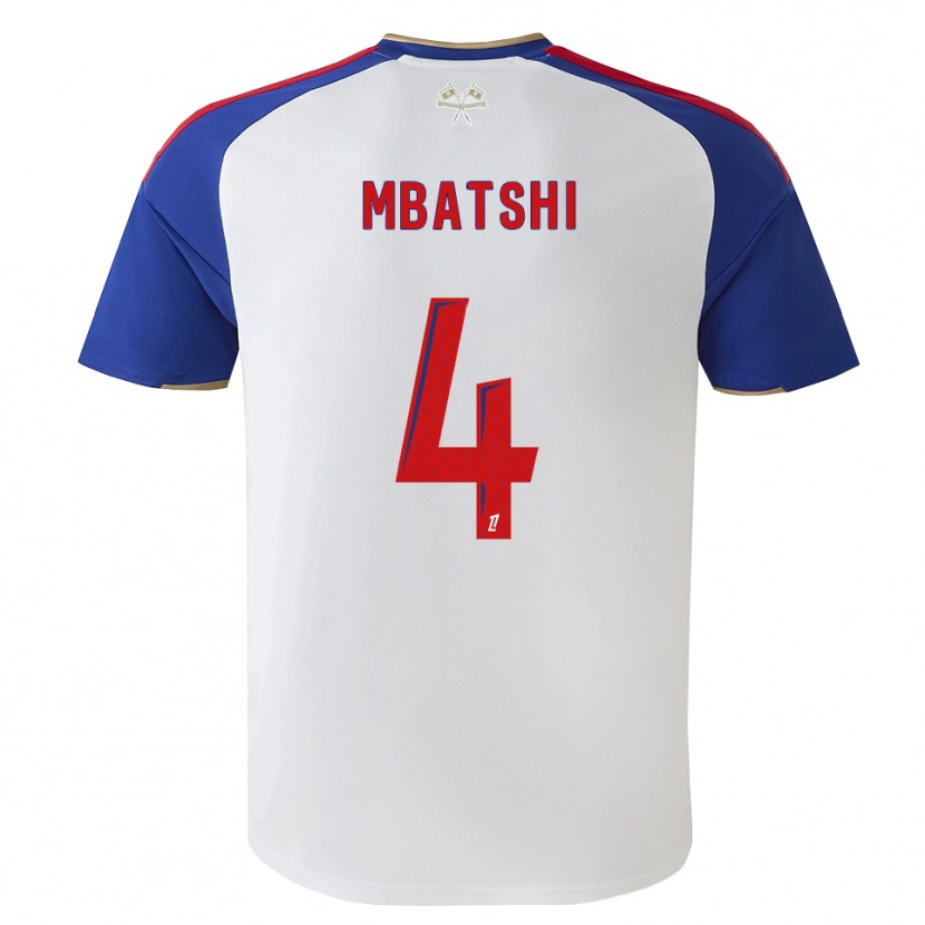 Danxen Kvinder Prince Mbatshi Mukuba #4 Kongeblå Rød Hvid Hjemmebane Spillertrøjer 2026/27 Trøje T-Shirt