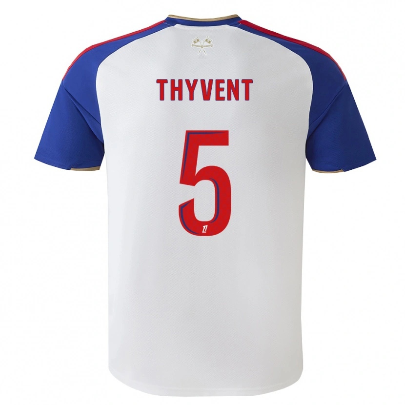 Danxen Kvinder Estéban Thyvent #5 Kongeblå Rød Hvid Hjemmebane Spillertrøjer 2026/27 Trøje T-Shirt