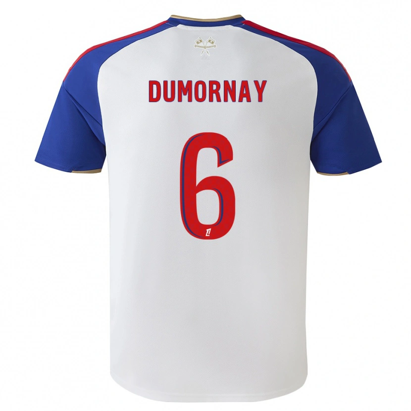 Danxen Kvinder Melchie Dumornay #6 Kongeblå Rød Hvid Hjemmebane Spillertrøjer 2026/27 Trøje T-Shirt