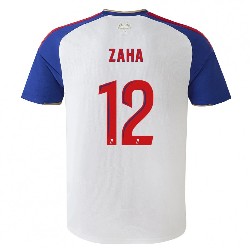Danxen Kvinder Wilfried Zaha #12 Kongeblå Rød Hvid Hjemmebane Spillertrøjer 2026/27 Trøje T-Shirt