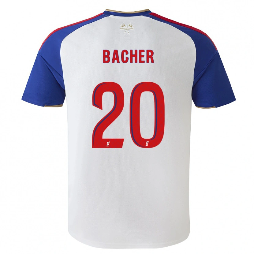 Danxen Kvinder Felix Bacher #20 Kongeblå Rød Hvid Hjemmebane Spillertrøjer 2026/27 Trøje T-Shirt