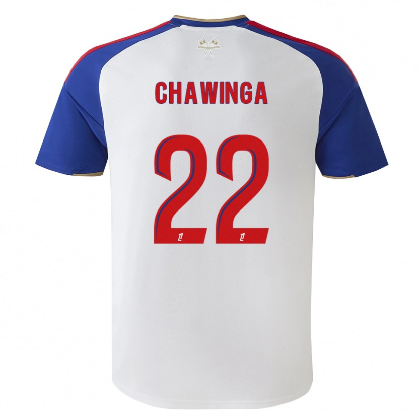 Danxen Kvinder Tabitha Chawinga #22 Kongeblå Rød Hvid Hjemmebane Spillertrøjer 2026/27 Trøje T-Shirt