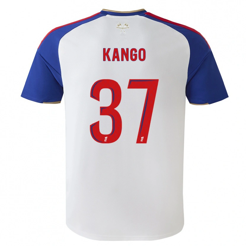 Danxen Kvinder Steeve Kango #37 Kongeblå Rød Hvid Hjemmebane Spillertrøjer 2026/27 Trøje T-Shirt