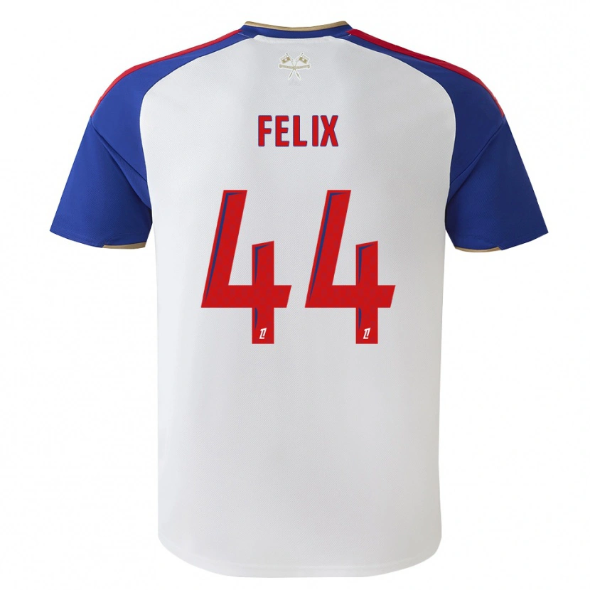 Danxen Kvinder Marley Felix #44 Kongeblå Rød Hvid Hjemmebane Spillertrøjer 2026/27 Trøje T-Shirt
