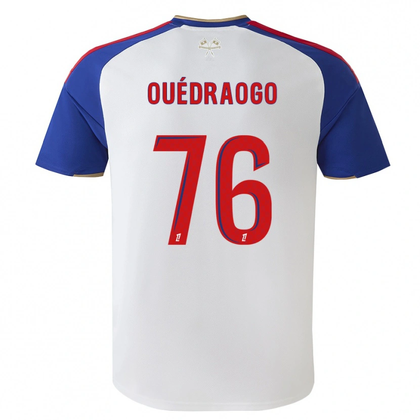 Danxen Kvinder Mohamed Ouédraogo #76 Kongeblå Rød Hvid Hjemmebane Spillertrøjer 2026/27 Trøje T-Shirt