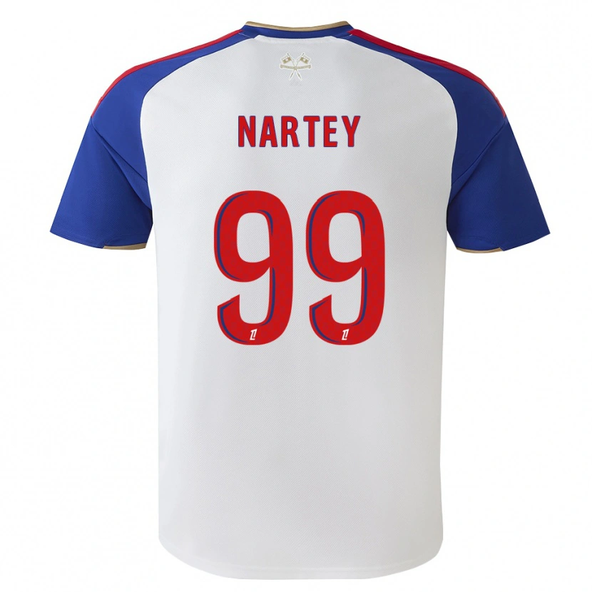 Danxen Kvinder Noah Nartey #99 Kongeblå Rød Hvid Hjemmebane Spillertrøjer 2026/27 Trøje T-Shirt
