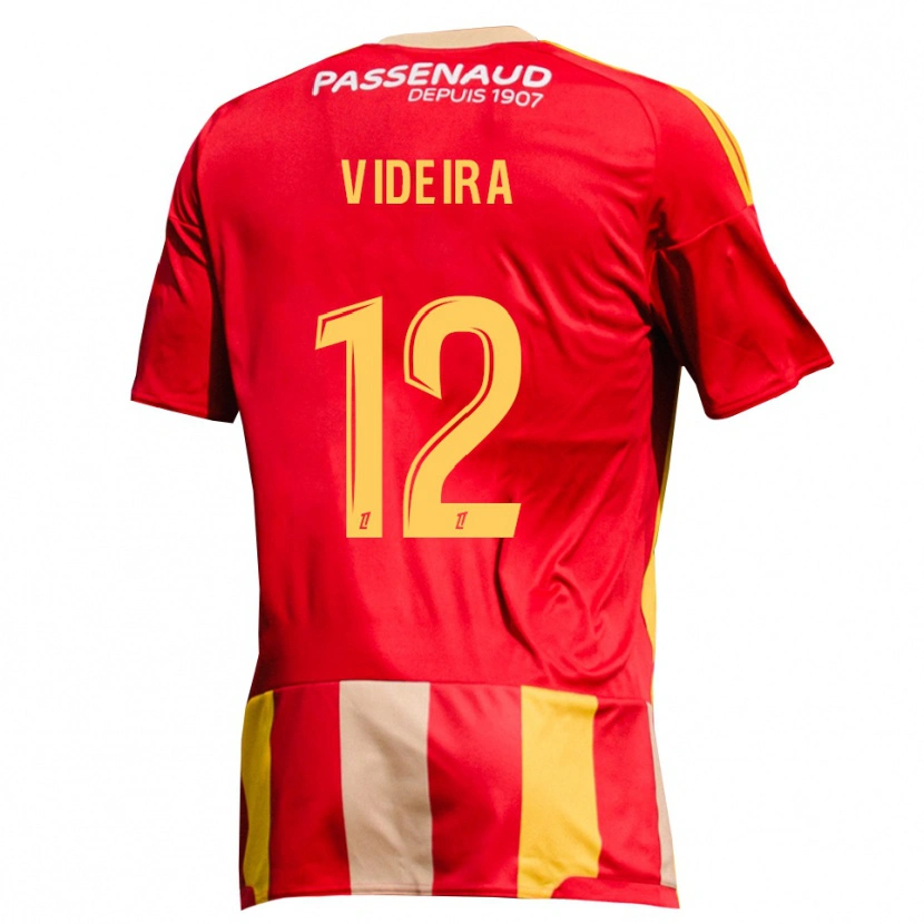 Danxen Kvinder Lenny Videira #12 Rød Gul Grøn Hjemmebane Spillertrøjer 2026/27 Trøje T-Shirt
