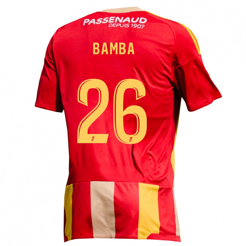 Danxen Kvinder Rayan Bamba #26 Rød Gul Grøn Hjemmebane Spillertrøjer 2026/27 Trøje T-Shirt