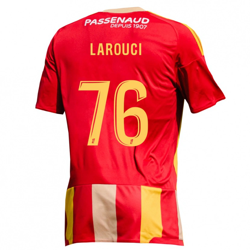 Danxen Kvinder Yasser Larouci #76 Rød Gul Grøn Hjemmebane Spillertrøjer 2026/27 Trøje T-Shirt
