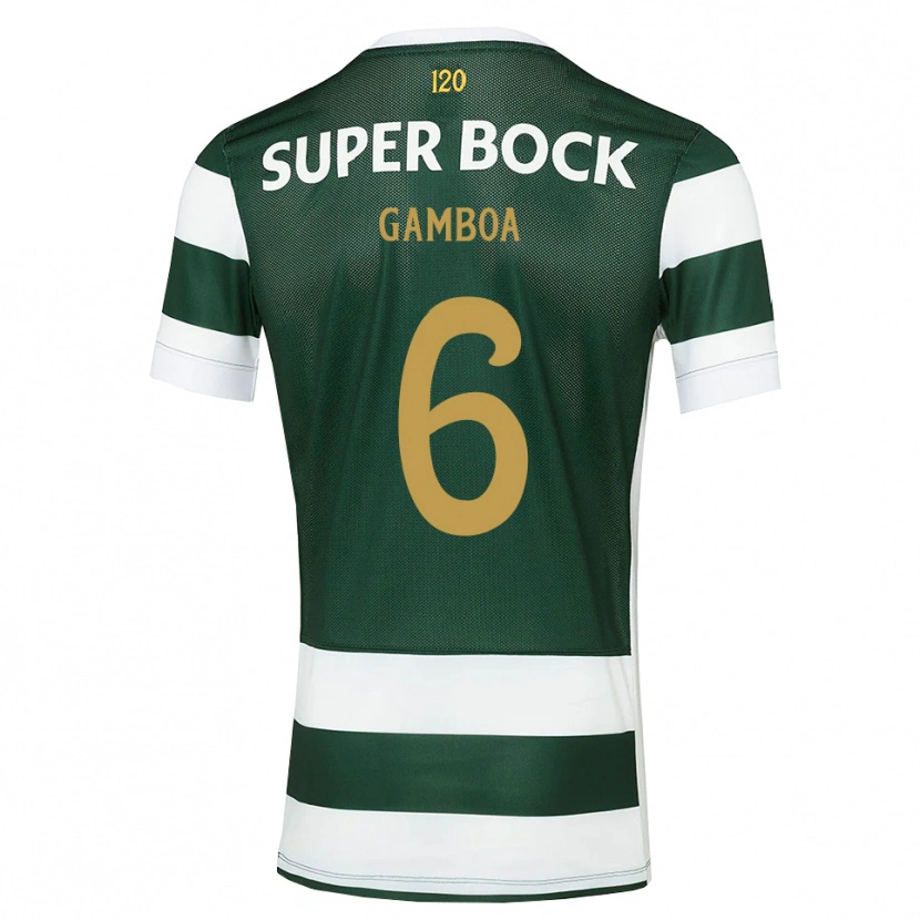 Danxen Kvinder Sandro Gambôa #6 Mørkskifergrå Hvid Hjemmebane Spillertrøjer 2026/27 Trøje T-Shirt