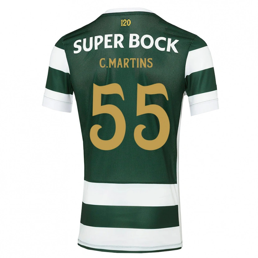 Danxen Kvinder Carolina Martins #55 Mørkskifergrå Hvid Hjemmebane Spillertrøjer 2026/27 Trøje T-Shirt