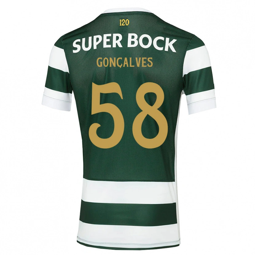 Danxen Kvinder Flávio Gonçalves #58 Mørkskifergrå Hvid Hjemmebane Spillertrøjer 2026/27 Trøje T-Shirt