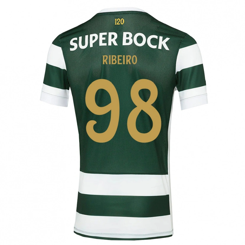 Danxen Kvinder Martim Ribeiro #98 Mørkskifergrå Hvid Hjemmebane Spillertrøjer 2026/27 Trøje T-Shirt